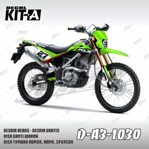 Grafis Hitam Hijau Cerah