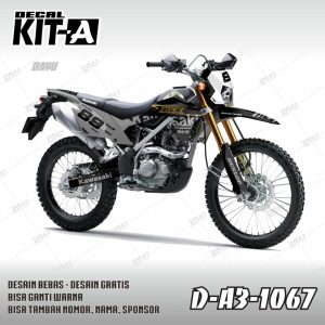 Hitam Kombinasi Putih Silver Gold