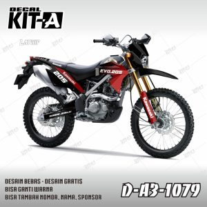 Merah Hitam Gradasi Simpel