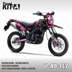 Trail Girly Hitam Pink