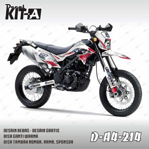 Supermoto Elegan Putih Merah