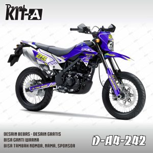 Supermoto Biru Putih