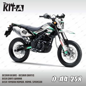 Putih List Hijau Toska