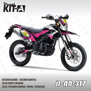 Racing Hitam Pink Putih