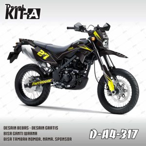 Simpel Hitam Lis Abu Kuning