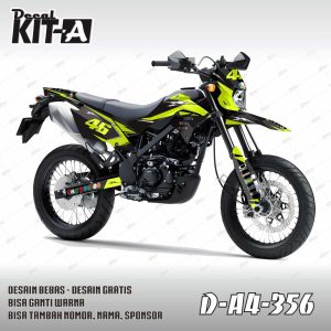 Garis Abstrak Simpel Hijau