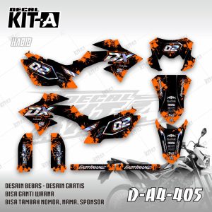 Hitam Bercak Orange-1