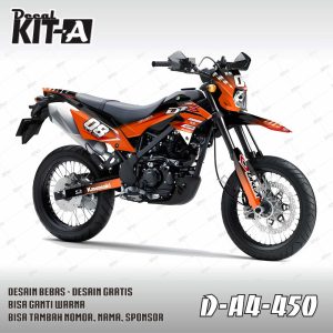 Gradasi Racing Hitam Orange