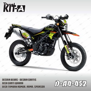 Racing Hitam Lis Hijau Stabilo