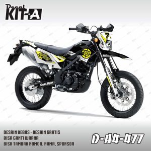 Hitam Kuning Putih Racing