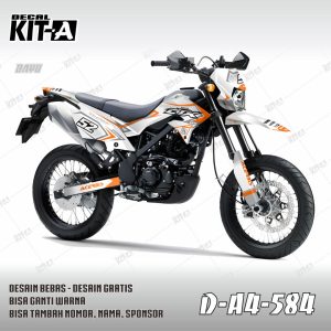 Putih Lis Orange Silver