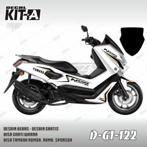 Simple Putih Lis Hitam Emas