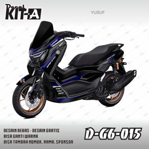 Simple Hitam Abu2 Biru