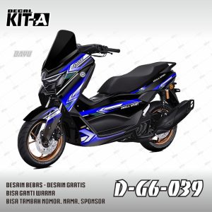 Hitam Lis Biru Hijau Putih