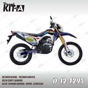 Kombinasi Biru Merah