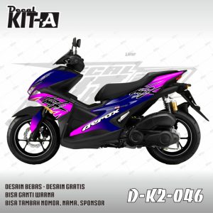 Gradasi Biru Magenta