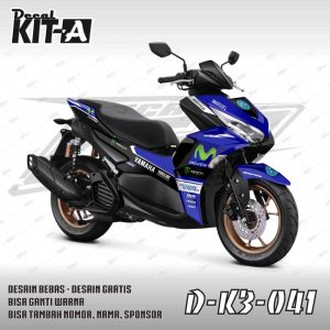 Movistar Hitam Biru Tua