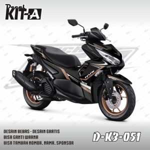 Racing Hitam Rose Gold