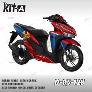 Barcelona Biru Merah