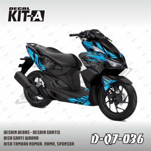 Abstrak Pattern Skull Piston