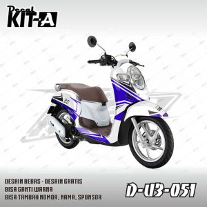 Street Racing Scoopy Putih Biru