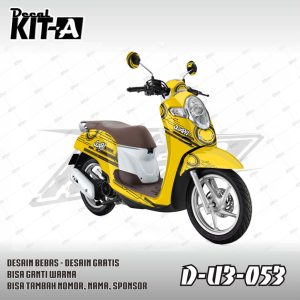 Simple Modern Kuning Lis Hitam