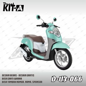 Retro Simple Biru Telur Asin