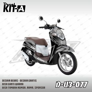 Garis Simpel Abu Dasar Hitam