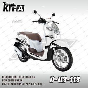 Putih Lis Hitam Keong Turbo