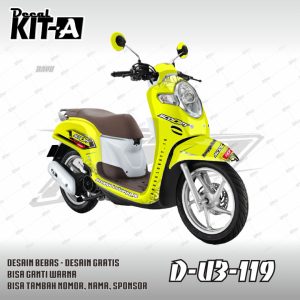 Kuning Lis Hitam Merah Simple