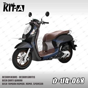 Simple Hitam Blue Navy