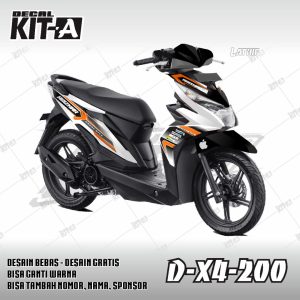 Hitam Putih Oren Sporty