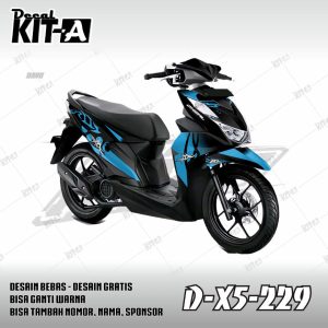 TRIBAL STYLE HITAM BIRU