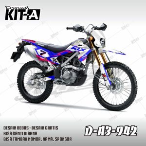 Pink Biru Putih Racing Keren