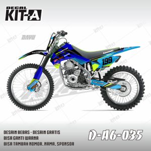 Hitam Kombinasi Hijau Stabilo Biru