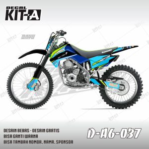 Hitam Kombinasi Biru Hijau Stabilo