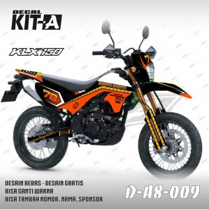 Sm Warna Orange Kombinasi Putih Garis Emas