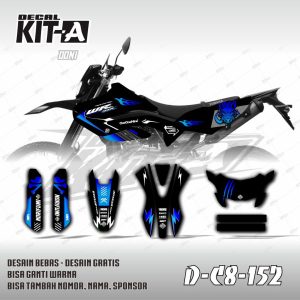 One One Nine Hitam Biru