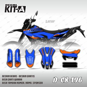 Biru Garis Resing Simpel