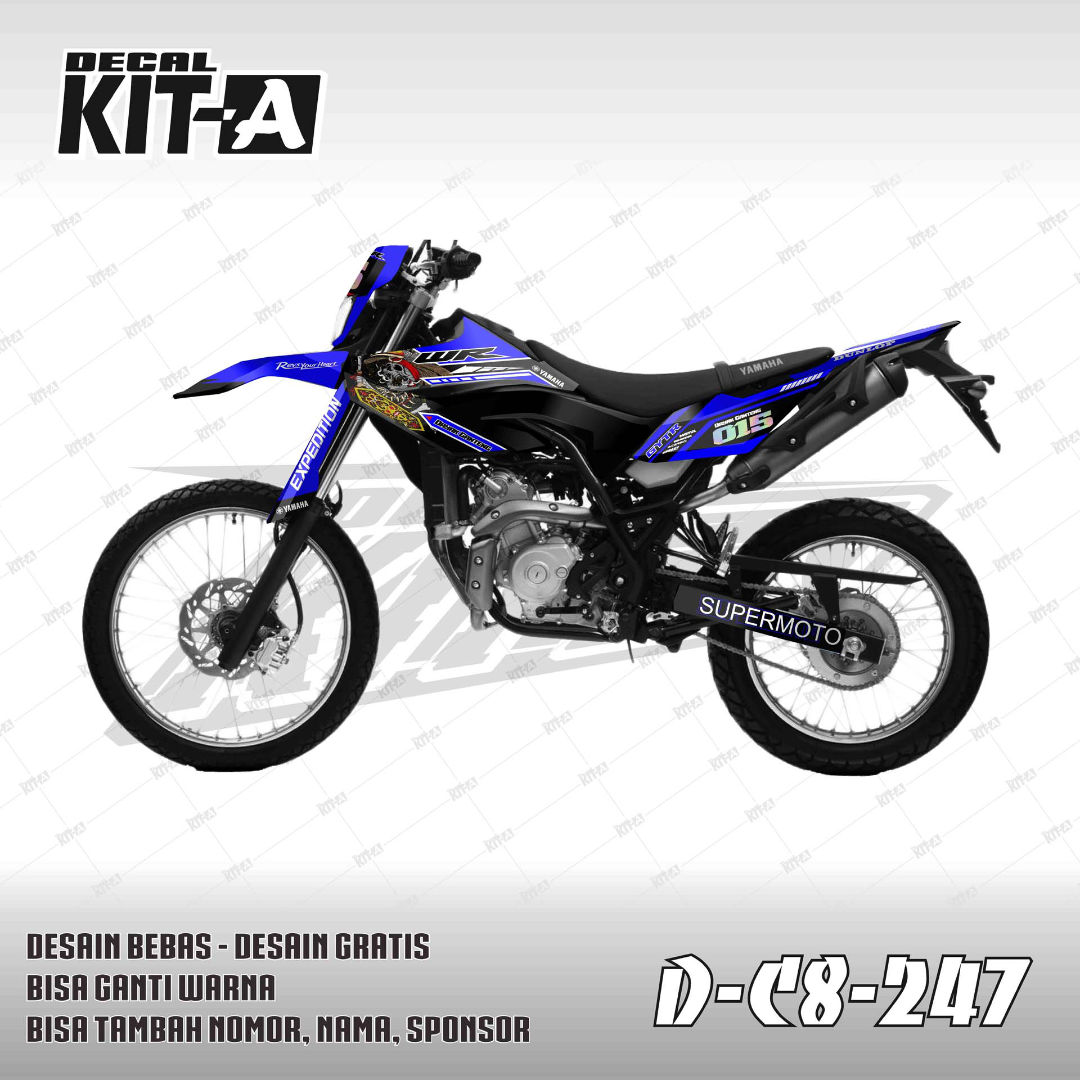 Biru Racing Tengkorak Dayak