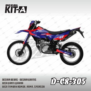 Grafis Biru Oren Stabilo