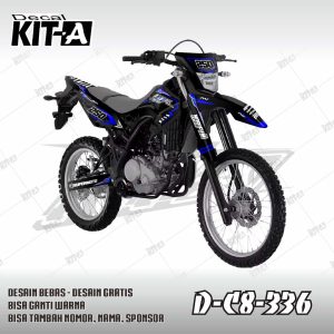 Racing Hitam Biru