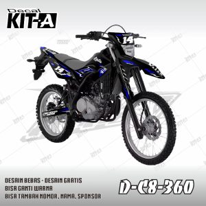 Road Race Hitam Biru