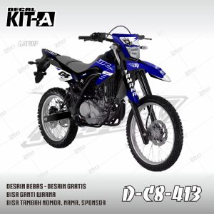 Biru Hitam Kombinasi Racing
