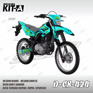 Cyan Kombinasi Hitam Hijau Stabilo