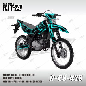 Brush Splash Hitam Biiru