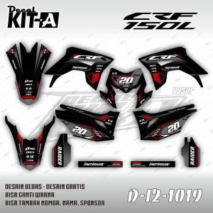 Racing Hitam Abu Lis Merah