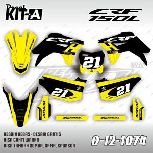Honda Racing Team Hitam Kuning