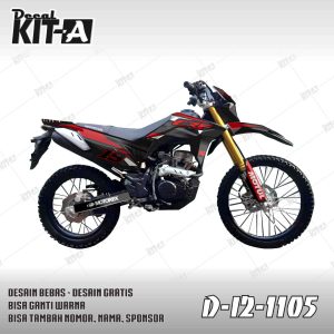 Racing Hitam Abu Merah