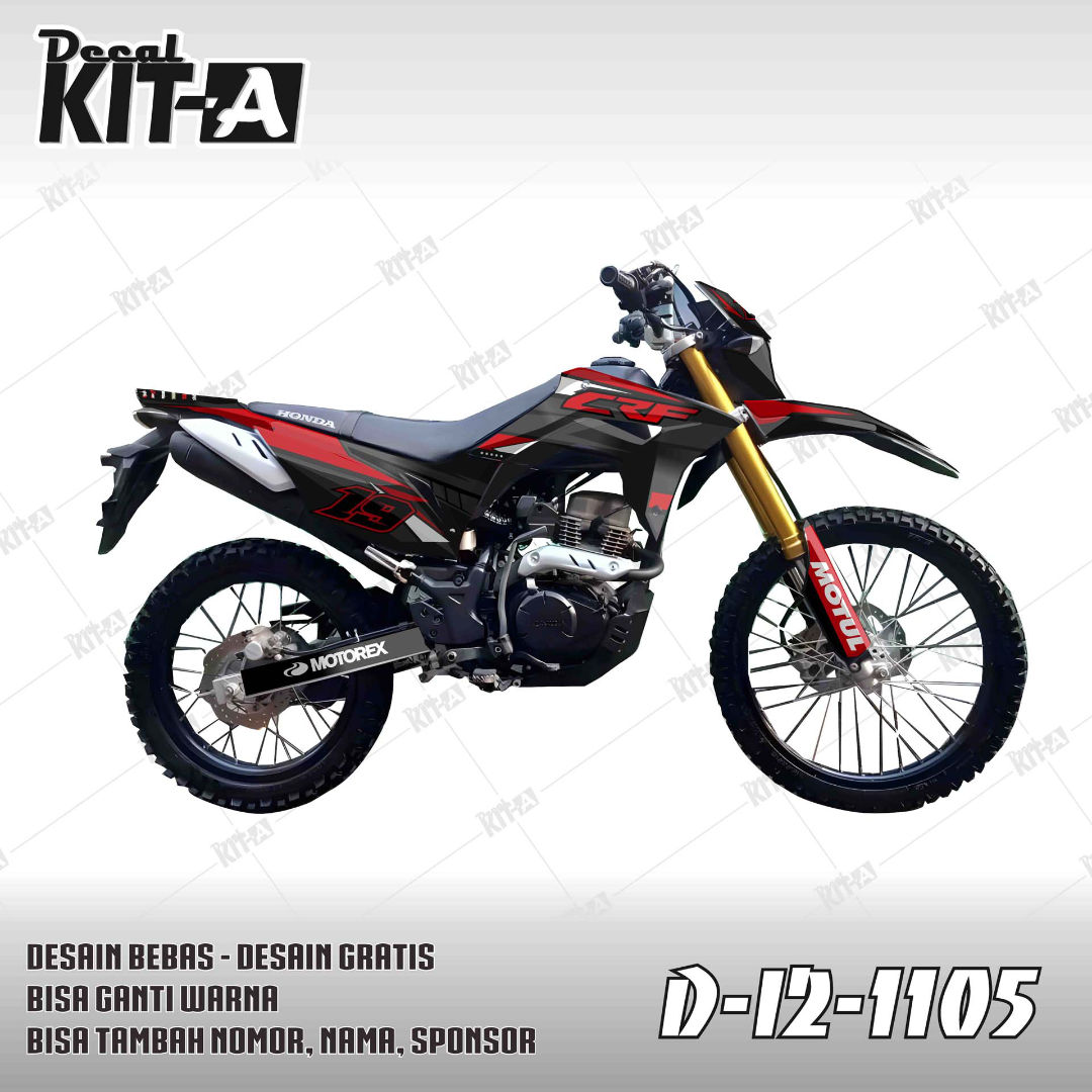 Racing Hitam Abu Merah